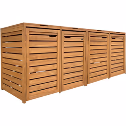 Vous souhaitez dissimuler votre poubelle de manière élégante et stylée? Alors, le cache poubelle en bois AXI Lex est exacteme ...