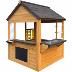 Bienvenue dans la maisonnette en bois AXI Lynn! Cette charmante maisonnette en bois est l'endroit idéal pour que les petits c ...