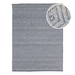 AXI Bali Tapis dextérieur rectangulaire gris - Tapis jardin extérieur/intérieur - Tapis balcon fabriqué à partir de bouteilles