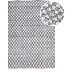 AXI - Cyprus d'extérieur, rectangulaire, marron - Tapis jardin extérieur/intérieur - Tapis balcon fabriqué à partir de bouteilles en pet recyclées –