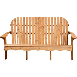 AXI - Isabelle Banc de jardin en bois, 3 places, 173 x 90 x 91 cm, poids m mal : 300 kg / 3 personnes Banc de jardin style Adirondack, bois d'épicéa