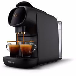 L’OR LM9012/60, Cafetière à dosette, 0,8 L, Capsule de café, 1450 W, Noir