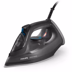 Philips 3000 series DST3041/80 Fer vapeur, Fer à vapeur, Semelle en céramique, 1,9 m, 200 g/min, Noir, 40 g/min