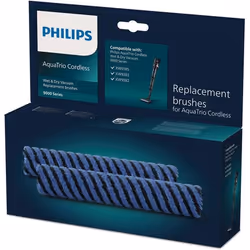 Philips XV1793/01, Aspirateur balai, Jeu de brosses de rouleau, Bleu, Philips, XW7110, XW9382, XW9383, XW9385, Boîte