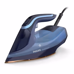 Philips DST8020/20, Fer à vapeur, Semelle SteamGlide Elite, 2,5 m, 240 g/min, Bleu, 55 g/min