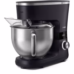 Philips Series 7000 HR7962/01 Robot Pâtissier 5,5L, 1000W, 8 Vitesses, Robot mixer, Noir, Batteur, Pétrisseur, Mélange, 5,5 L ...