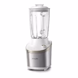Philips 7000 series HR3760/01, Mélangeur de table, 2 L, Fonction d'impulsion, 1500 W, Acier inoxydable, Blanc