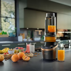 Philips Flip&Juice™ Blender HR3770/10 Blender haute vitesse 2-en-1 avec extracteur de jus
