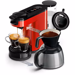 Senseo HD6592/84 machine à café Semi-automatique Machine à café 2-en-1 1 L