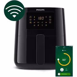 Philips 5000 series Essential Connecté HD9255/90 Airfryer L - 4 portions, Friteuse d’air chaud, 4,1 L, 0,8 kg, Rapid Air, Chi ...