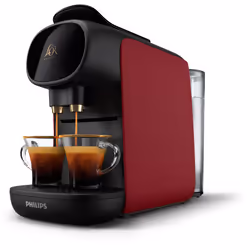 Philips Sublime LM9012/55 Machine à café à capsules, Cafetière à dosette, 0,8 L, Capsule de café, 1450 W, Noir, Rouge