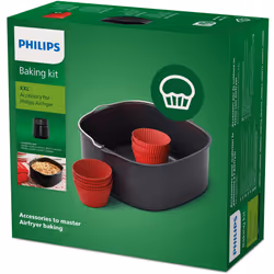 Philips Accessoire pour Airfryer HD9957/00 Kit cuisson, format XXL