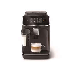 Philips Série 2300 SilentBrew Noir / Gris perle EP2334/10 Machine expresso broyeur, 4 boissons carafe LatteGo, Machine à expr ...