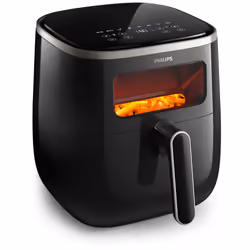 Philips 3000 Series Airfryer XL HD9257/80 5,6 L Noir Fenêtre Numérique - Vue supplémentaire 4