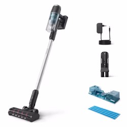 Philips 3000 series XC3131/01, Aspirateur balai, Sans sac, Noir, Bleu, Sec, Type cyclone/à filtre, Batterie