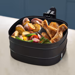 Philips HD9916/00 accessoire de friteuse Séparateur de compartiment Aluminium, Bleu - Vue supplémentaire 4