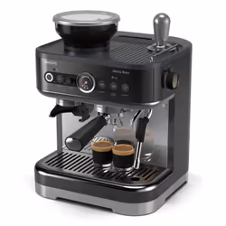 Philips Barista Brew, Machine à expresso, 2,3 L, Broyeur intégré, 1350 W, Noir, Acier