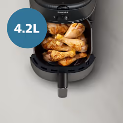 Philips Airfryer Série 1000 NA120/00 Friteuse à Air Chaud 4,2 L Noir 1500W - Vue supplémentaire 6