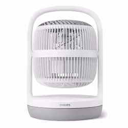Philips 2000 series CX2050/00, Ventilateur à lame domestique, Blanc, Table, 22 cm, 738 m³/h, 180°