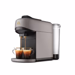 L’OR Machine à café à capsules BARISTA Absolu, Cafetière à dosette, Capsule de café, 1450 W, Gris