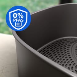 Philips 5000 series NA565/02 friteuse Double 9,5 L Autonome 2750 W Friteuse d’air chaud Noir, Argent