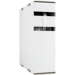 Hongshang 2111144398 Gaine thermorétractable sans colle transparent 3.20 mm 1.60 mm Taux de retreint:2:1 15 m