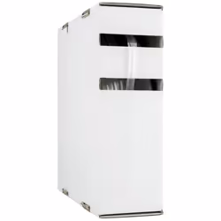 Hongshang 2111164298 Gaine thermorétractable sans colle transparent 6.40 mm 3.20 mm Taux de retreint:2:1 10 m