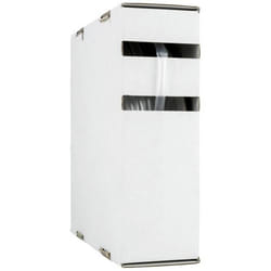 Hongshang 2111164298 Gaine thermorétractable sans colle transparent 6.40 mm 3.20 mm Taux de retreint:2:1 10 m