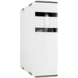 Hongshang - 2111184298 Gaine thermorétractable sans colle transparent 9.50 mm 4.80 mm Taux de retreint:2:1 10 m