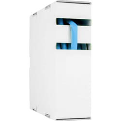Hongshang - 2111134068 Gaine thermorétractable sans colle bleu 25.40 mm 12.70 mm Taux de retreint:2:1 5 m X966542