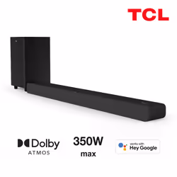 TCL 8 Series TS8132 haut-parleur soundbar Noir 3.1.2 canaux 350 W