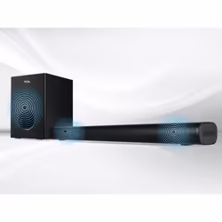 TCL S Series S522W haut-parleur soundbar Noir 2.1 canaux 200 W - Vue supplémentaire 5