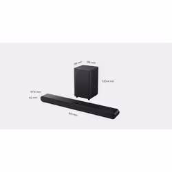 TCL S643W haut-parleur soundbar Noir 3.1 canaux 240 W