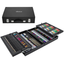 Malette de peinture - ECD GERMANY - Deluxe - 174 pièces - Crayons pastels acrylique