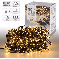 Description du produit : Découvre le monde enchanteur de l'éclairage avec notre guirlande lumineuse en cluster blanc chaud ! ...