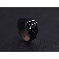 Njord byELEMENTS Salmon Leather Watch Strap - Apple Watch 44/45mm - Vindur - Vue supplémentaire 15