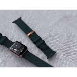 Njord byELEMENTS Salmon Leather Watch Strap - Apple Watch 44/45mm - Jörð - Vue supplémentaire 12