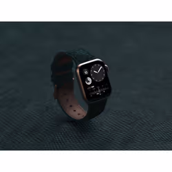 Njord byELEMENTS Salmon Leather Watch Strap - Apple Watch 44/45mm - Jörð - Vue supplémentaire 15