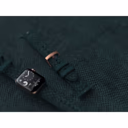 Njord byELEMENTS Salmon Leather Watch Strap - Apple Watch 44/45mm - Jörð - Vue supplémentaire 19