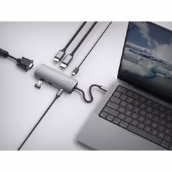LINQ byELEMENTS LQ48019 station d'accueil USB 3.2 Gen 1 (3.1 Gen 1) Type-C Noir - Vue supplémentaire 5