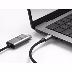 LINQ byELEMENTS LQ48024 câble vidéo et adaptateur 2 m USB Type-C DisplayPort Noir
