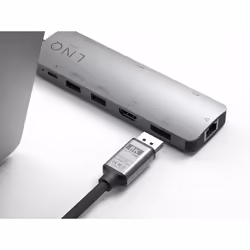 LINQ byELEMENTS LQ48025 câble DisplayPort 2 m Noir