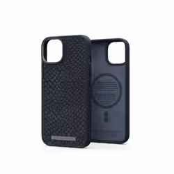 Njord byELEMENTS Salmon Leather Magsafe Case - iPhone 14 - Black, Housse, Apple, iPhone 14, 15,5 cm (6.1"), Noir