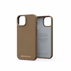 Njord byELEMENTS Suede Comfort+ Case - iPhone 14 - Camel, Housse, Apple, iPhone 14, 15,5 cm (6.1"), Sable