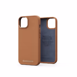 Njord byELEMENTS Genuine Leather, Housse, Apple, iPhone 14, 15,5 cm (6.1"), Couleur cognac