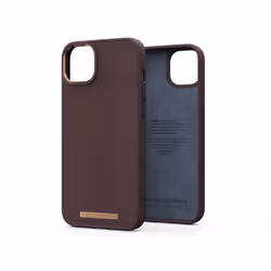 Njord byELEMENTS Genuine Leather, Housse, Apple, iPhone 14 Plus, 17 cm (6.7"), Marron