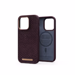 Njord byELEMENTS Salmon Leather Magsafe Case - iPhone 14 Pro - Rust, Housse, Apple, iPhone 14 Pro, 15,5 cm (6.1"), Rouge