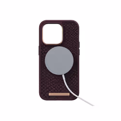 Njord byELEMENTS Salmon Leather Magsafe Case - iPhone 14 Pro - Rust