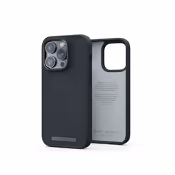 Njord byELEMENTS Suede Comfort+ Case - iPhone 14 Pro - Black