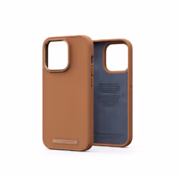 Njord byELEMENTS Genuine Leather, Housse, Apple, iPhone 14 Pro, 15,5 cm (6.1"), Couleur cognac